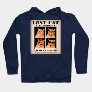 LOST CAT: Missing Mr. PURRfect Hoodie